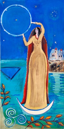 Arianrhod, Silver Wheel painting