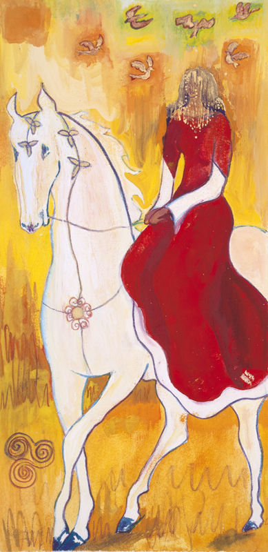 Rhiannon painting by Judith Shaw