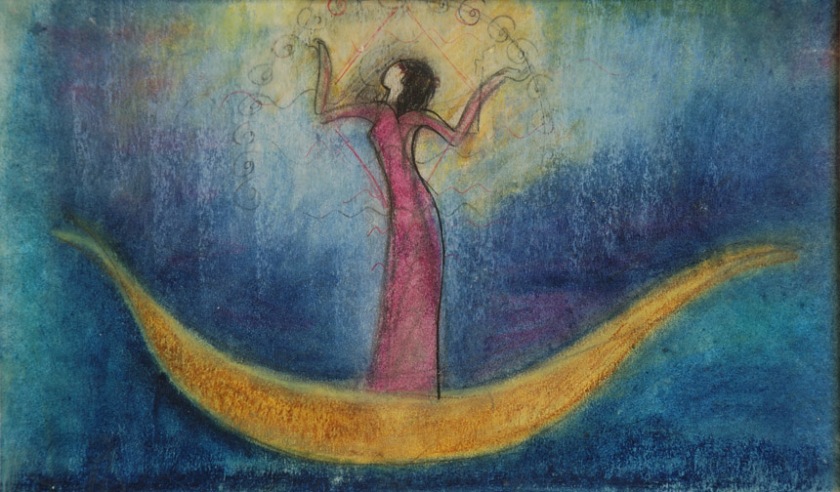 Inanna painting by judith shaw