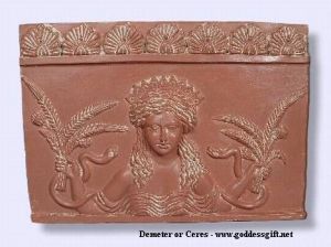 Goddess Ceres-Demeter Plaq