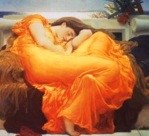 “Flaming June”- painting by Frederick Leighton, 1895