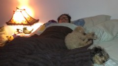 author with animals- photo by Kimberly Esslinger