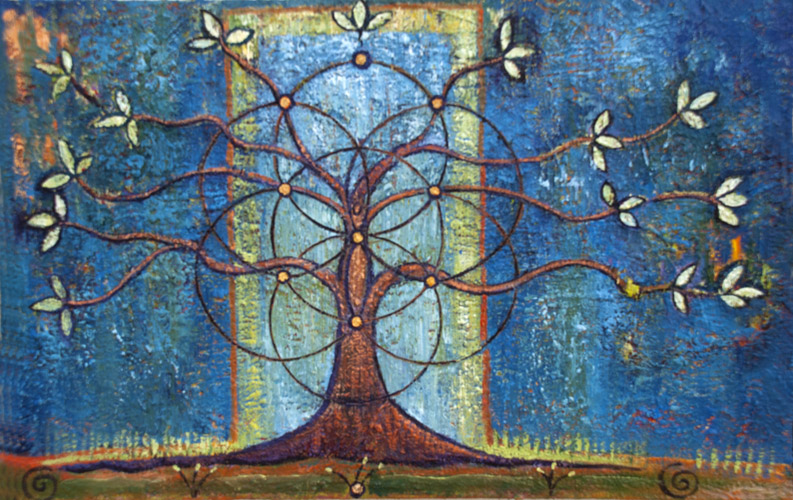 The Tree of Life painting by Judith Shaw