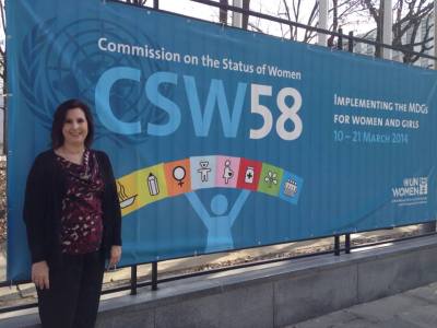 Freyhauf, Stopera, Durham, Ursuline, John Carroll, United Nations, Gendered Violence, Feminization of Poverty, CSW