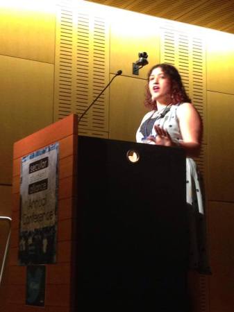 Heina speaking at SSA