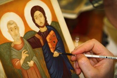 Icon Painting - a direct communion with the divine.