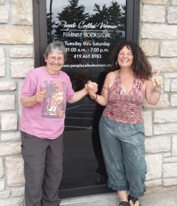 people called women- front of store