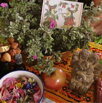 Community altar from  workshop