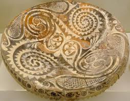 crete kamares ware bowl with spirals