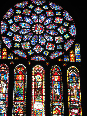 chartres rose window
