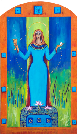 Mary Magdalene, painting by Judith Shaw