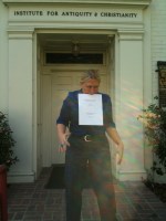 When I finished my dissertation defense, I felt the need to, like a dinosaur, eat the approval documentation ;) 