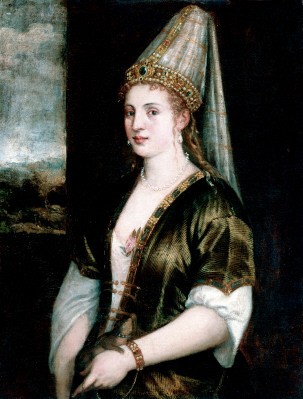 Portrait of Roxelana by Tizian