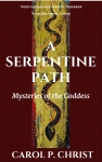 A Serpentine Path Cover with snakeskin background