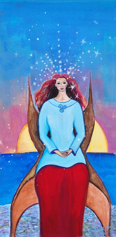 celtic goddess art-Mor Setting Sun Goddess