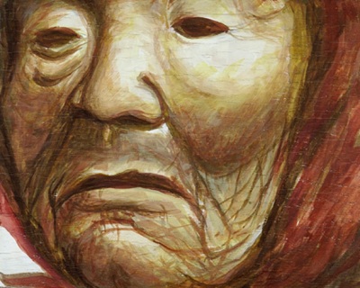 Old Woman Mask by Pinche Michi