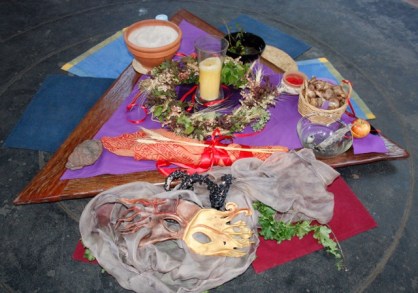 Autumn Equinox altar - celebrating Her