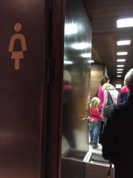 Author's photo. Waiting in line again. 