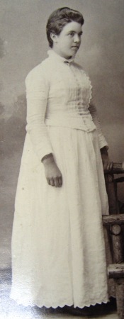 Jennie, maker of quilts and dresses and gardener of roses