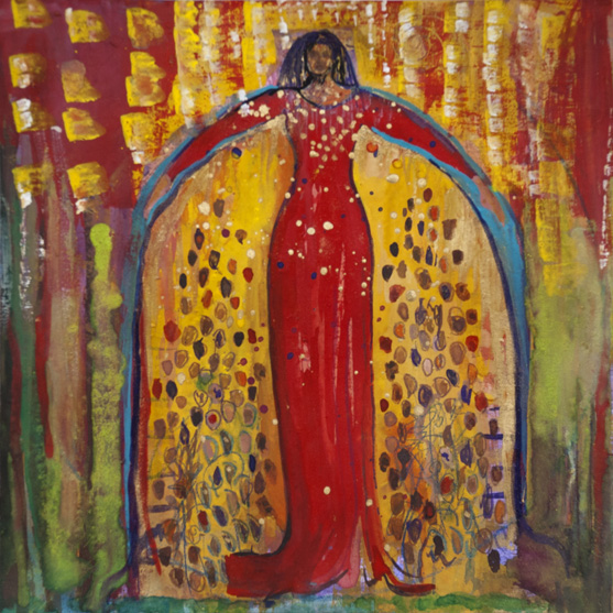 She Protects painting by Judith Shaw