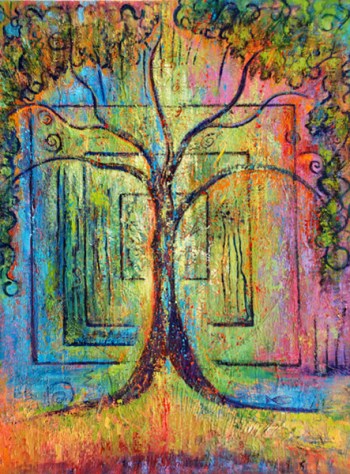 Spirit Tree-painting-by-judith-shaw