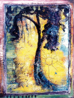 The Huluppa Tree, painting by Judith Shaw