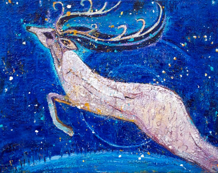 Flight-of-the-Reindeer-Goddess-painting-by-judith-shaw