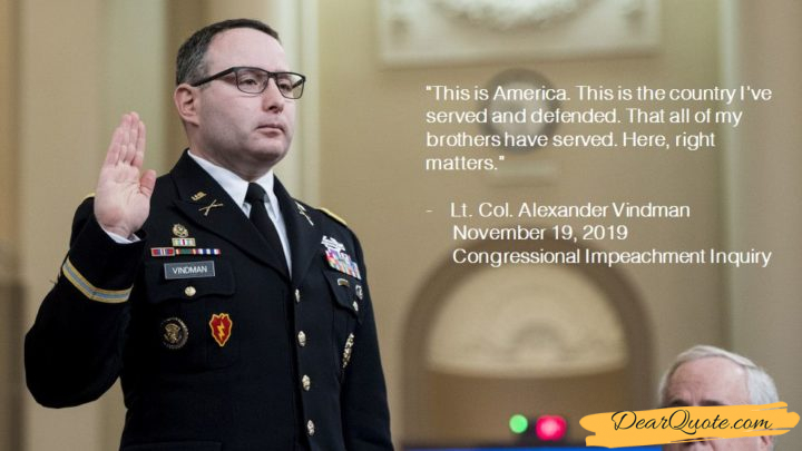 vindman quote