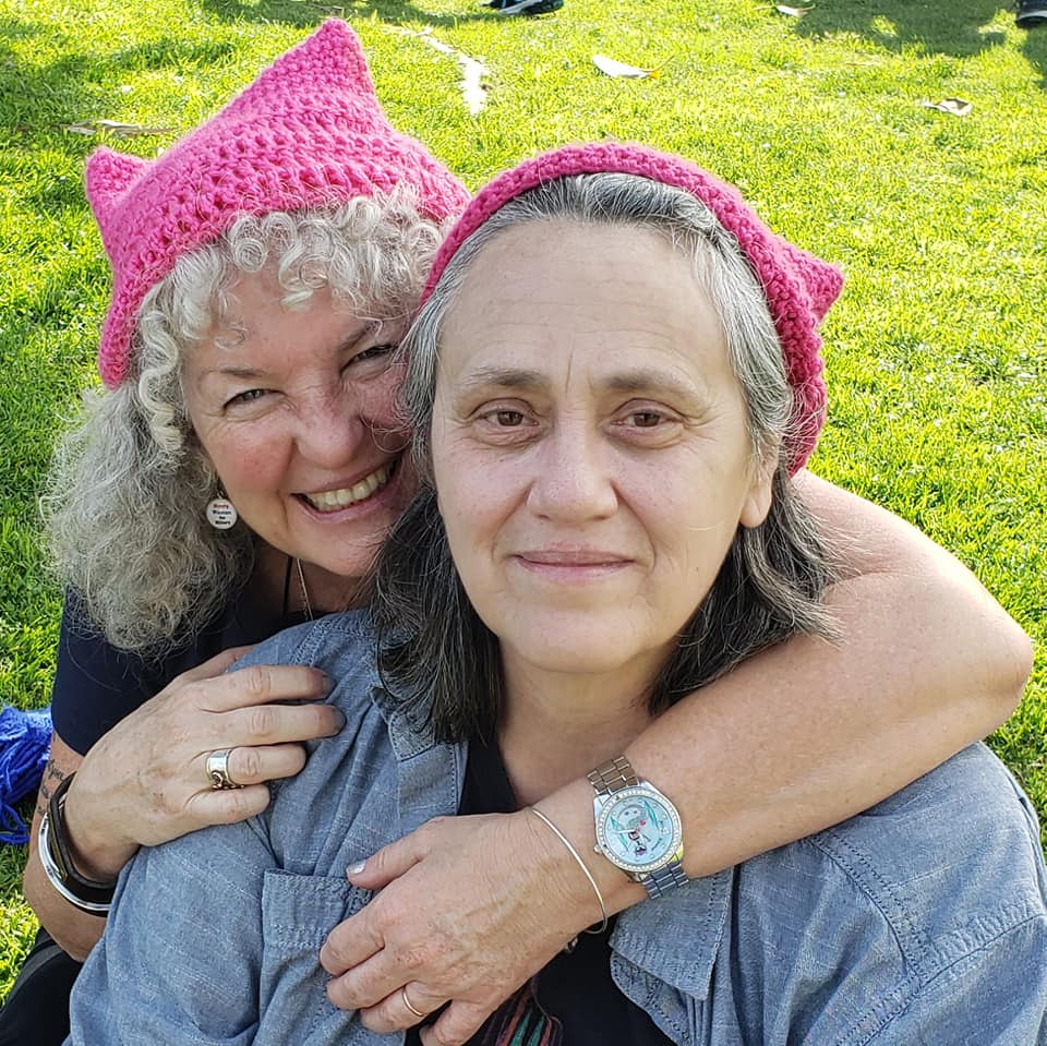 Picture of author, Marie Cartier and her partner, Kimberly.