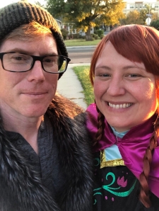 Sara and Herb as Anna and Kristoff