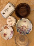 Collection of inherited heirloom antique bowls