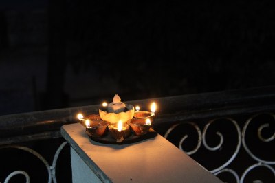 Diwali candles